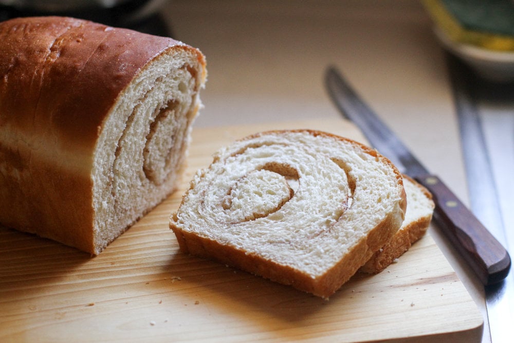 Homemade Cinnamon Swirl Egg Bread